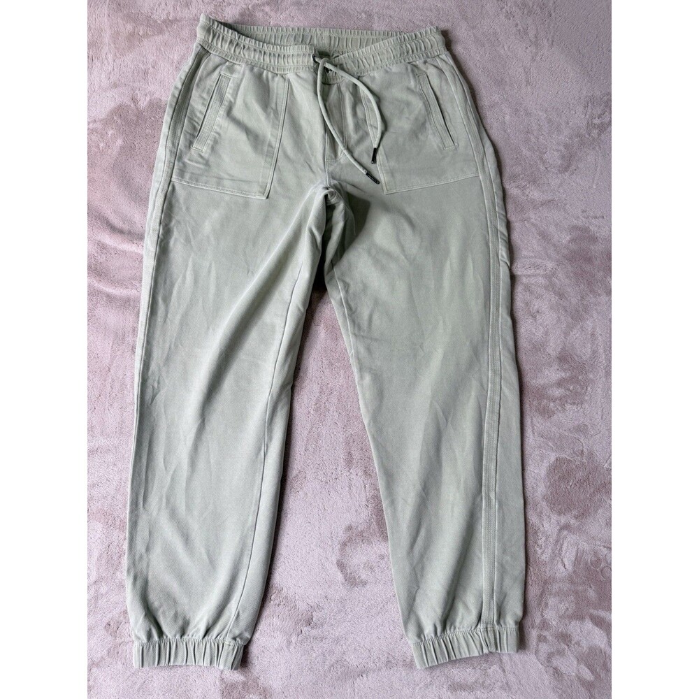 Calvin Klein Performance Jogger Pants Womens M Sage Green Stretch Lounge